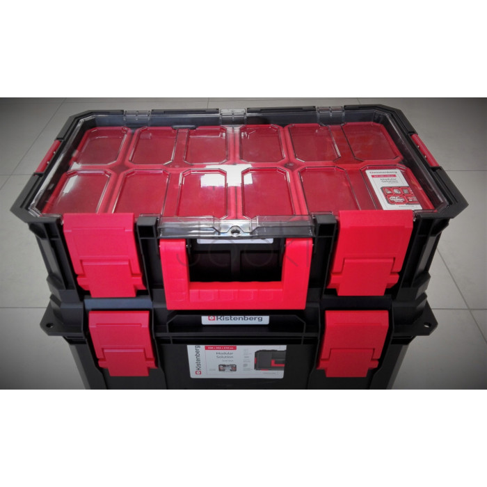 Органайзер для инструмента Kistenberg ModularSolution 15″ - 9 съемных контейнеров, ABS‑защелки