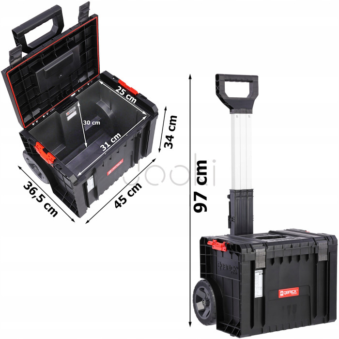 Набор ящиков для инструмента Qbrick System PRO SET 4, 450×390×690 мм
