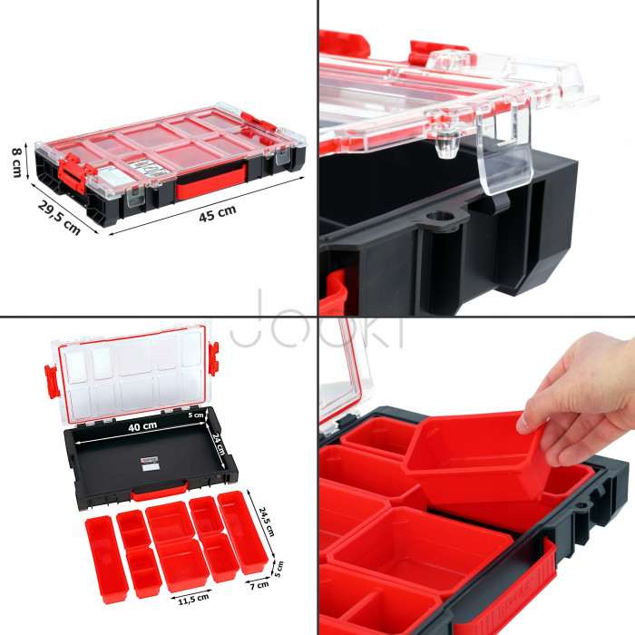 Набор ящиков для инструмента Qbrick System PRO SET 4, 450×390×690 мм