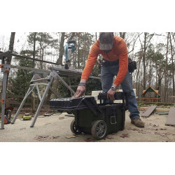 Мобильный ящик для инструментов Keter Job Box на колесах, 57 л, до 30 кг