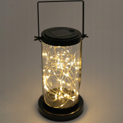 Високий настільно-підвісний декоративний LED ліхтар Lumiled Abrela - світильник із теплим світлом 3000 K, IP44, датчик сутінків