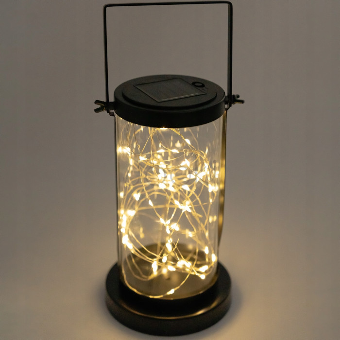 Високий настільно-підвісний декоративний LED ліхтар Lumiled Abrela - світильник із теплим світлом 3000 K, IP44, датчик сутінків