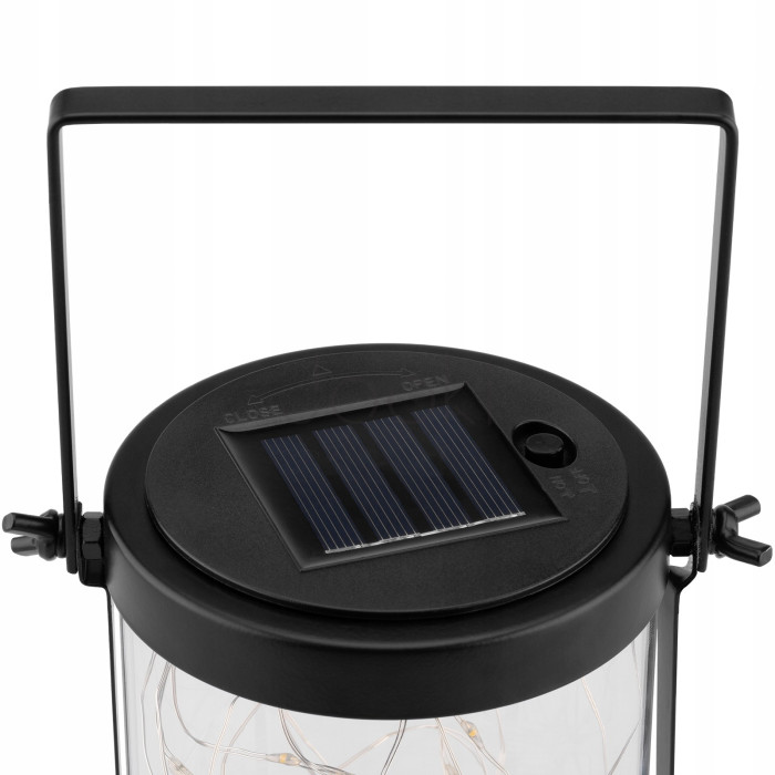 Високий настільно-підвісний декоративний LED ліхтар Lumiled Abrela - світильник із теплим світлом 3000 K, IP44, датчик сутінків
