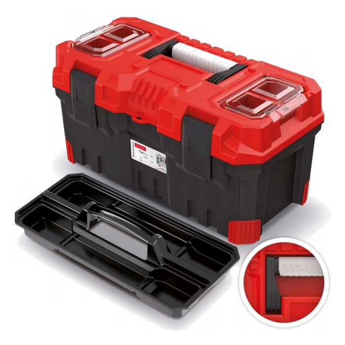 Ящик для инструмента Kistenberg Titan Plus KTIP5025 — 25 л, ABS-замки, 2 органайзера в крышке