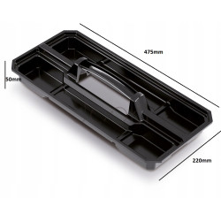 Ящик для инструмента Kistenberg Titan Plus KTIP5025 — 25 л, ABS-замки, 2 органайзера в крышке