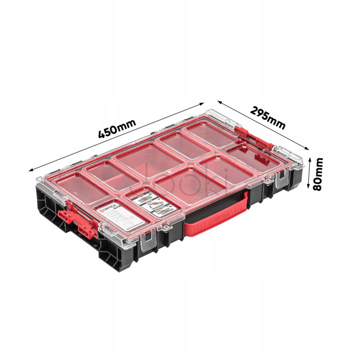 Органайзер для інструментів QBRICK SYSTEM PRO ORGANIZER 100 з контейнерами, 450×293×80 мм