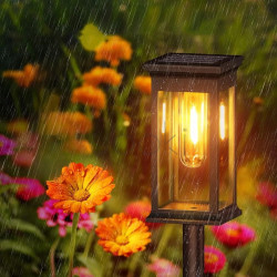 Лампа солнечная садовая LED на ножке для освещения троп, SuperLED, набор 6шт