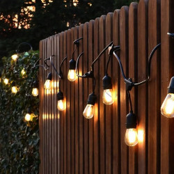 Светодиодная солнечная гирлянда 15 LED лампочек+2шт в подарок, 10м, теплый свет 2700K, пульт ДУ, USB зарядка, Lumiled Sollis