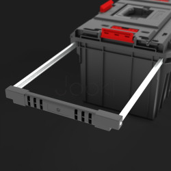 Мобильный ящик на колесах QBRICK SYSTEM ONE Trolley Vario с телескопической ручкой