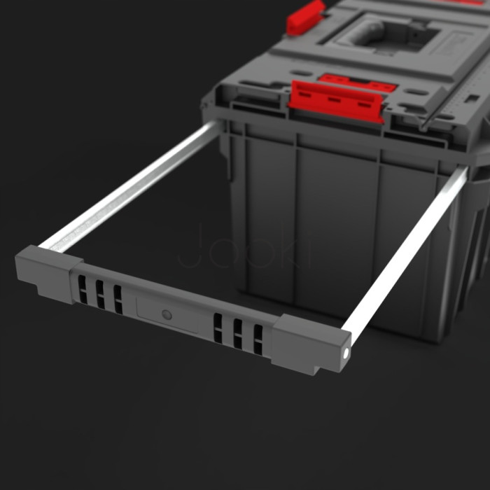 Мобильный ящик на колесах QBRICK SYSTEM ONE Trolley Vario с телескопической ручкой
