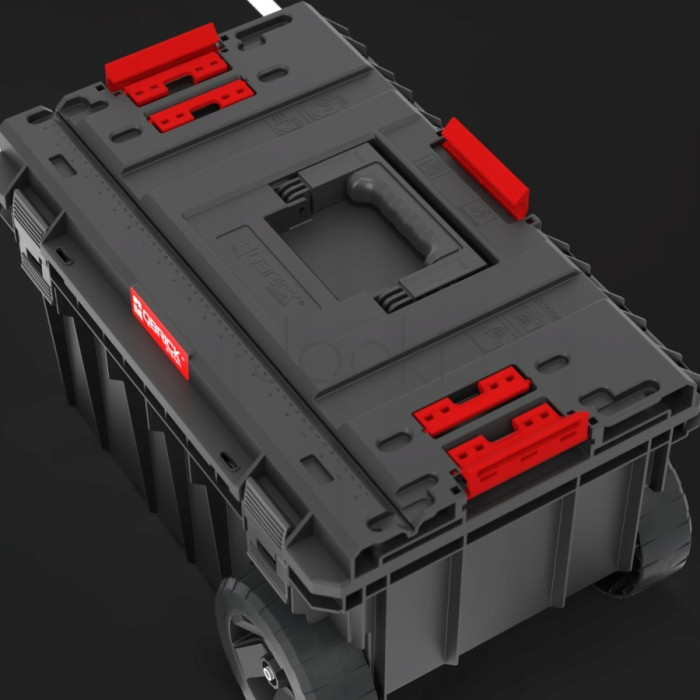 Мобильный ящик на колесах QBRICK SYSTEM ONE Trolley Vario с телескопической ручкой