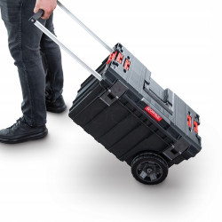 Мобильный ящик на колесах QBRICK SYSTEM ONE Trolley Vario с телескопической ручкой