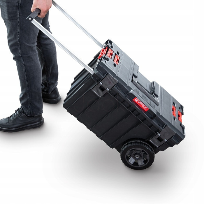 Мобильный ящик на колесах QBRICK SYSTEM ONE Trolley Vario с телескопической ручкой