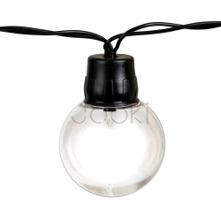 Солнечная садовая LED гирлянда Lumiled GLADI CONTROL 7,36 м, 20 фонариков, с пультом ДУ, зарядка USB-C, теплый свет 3000K, IP44