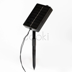 Солнечная садовая LED гирлянда Lumiled GLADI CONTROL 7,36 м, 20 фонариков, с пультом ДУ, зарядка USB-C, теплый свет 3000K, IP44