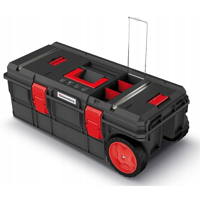 Мобільна скриня для інструментів на колесах Kistenberg 795x380x307 мм+ ручка X BLOCK TECH Wagon