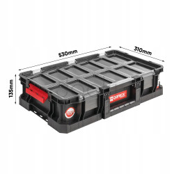 Органайзер QBRICK SYSTEM TWO Organizer Flex Plus, модульный, 14.3л, 530×310×130 мм