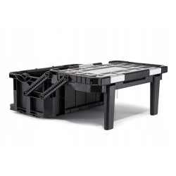 Ящик скриня для інструментів консольний Keter Cantilever Connect 22″, 26л, 12 контейнерів