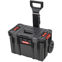 Набір ящиків для інструментів Qbrick System TWO Set Alu Vario — 3в1: візок + ящик + органайзер, металеві замки, модульна система