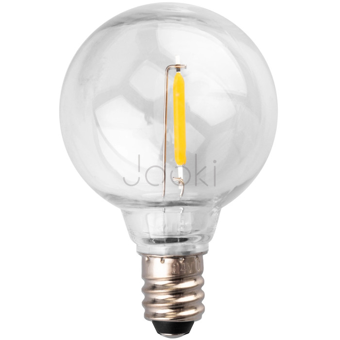 Солнечная садовая LED гирлянда Lumiled CALLIS2 6,55 м, 12 лампочек-шариков, с пультом ДУ, зарядка USB-C, теплый свет 2700K, IP44