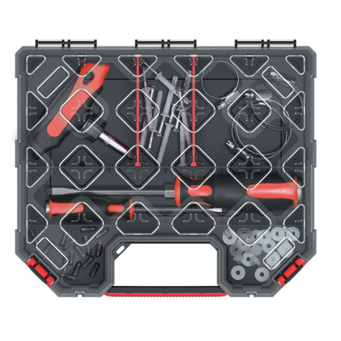 Органайзер для дрібниць Kistenberg TAGER 30" KTG302510S — 284×243×105 мм компактний модуль для деталей