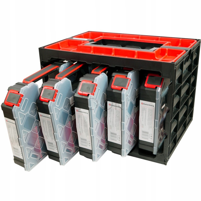 Набор органайзеров Kistenberg TAGER CASE KTC30256S – 415×290×295 мм, эргономичная ручка