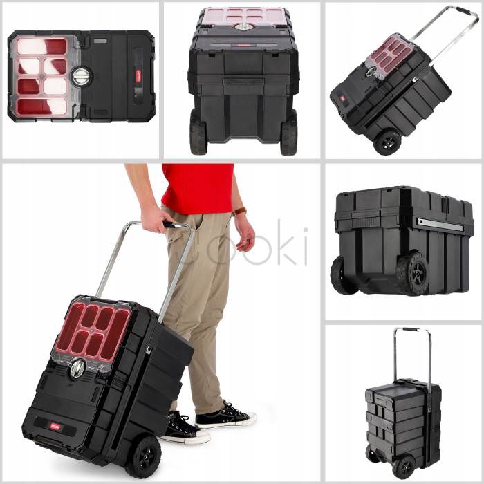 Ящик для инструментов на колесах Keter Master Loader с раздвижной системой открывания