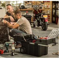Ящик для инструментов на колесах Keter Master Loader с раздвижной системой открывания