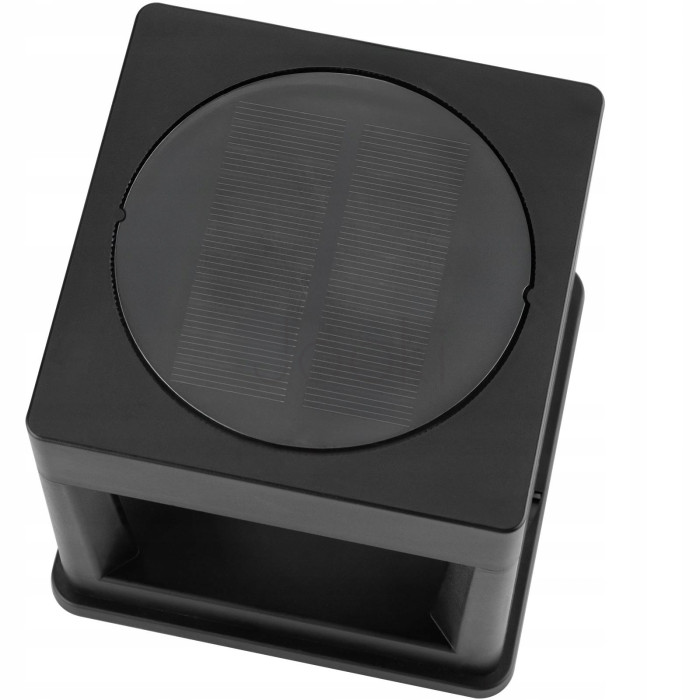 Сонячний садовий LED світильник Lumiled KWADRUS 3000K, для стовпів огорожі, паркану та тераси, IP44