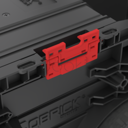 Ящик для інструментів на колесах Qbrick System PRO Cart 2.0 Plus Drawer 2 — 2 висувні шухляди, телескопічна ручка