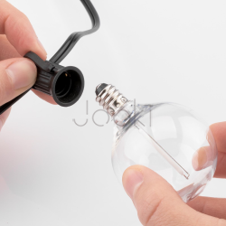 Сонячна гірлянда 30 LED-ліхтариків з пультом, зарядка USB, довжина 15м, тепле світло 2700 K, IP44, Lumiled CALLIS