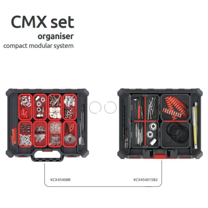 Набір органайзерів CMX 2в1 (низький + високий модуль) Kistenberg CMX Organiser Set KCXS4540B