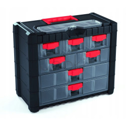 Органайзер Kistenberg Multicase Cargo KMC401 — 400×200×326 мм, 3 малих + 2 середніх + 2 великих ящика