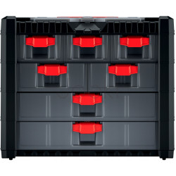 Органайзер Kistenberg Multicase Cargo KMC401 — 400×200×326 мм, 3 малих + 2 середніх + 2 великих ящика