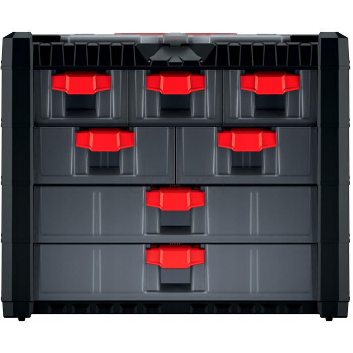 Органайзер Kistenberg Multicase Cargo KMC401 — 400×200×326 мм, 3 малих + 2 середніх + 2 великих ящика