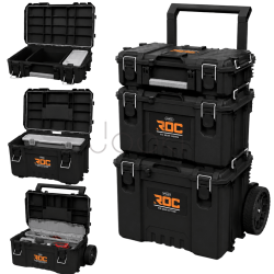 Модульная система ящиков для инструментов Keter ROC Pro Gear 2.0, 3 модуля, IP65