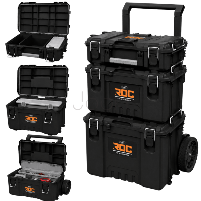Модульная система ящиков для инструментов Keter ROC Pro Gear 2.0, 3 модуля, IP65