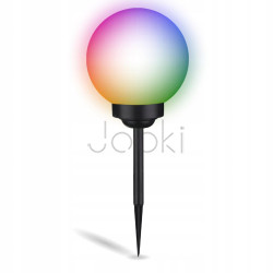 Большой садовый LED-шар 30 см на солнечной батарее - Lumiled Atris, цветной RGB свет, IP44