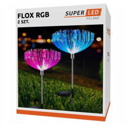 Декоративная садовая лампа SuperLED 2шт – деревце с RGB-подсветкой