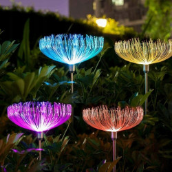 Декоративная садовая лампа SuperLED 2шт – деревце с RGB-подсветкой