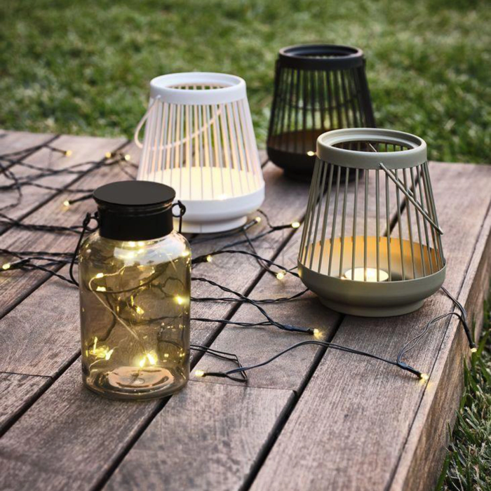 Декоративна сонячна гірлянда Lumiled ORNIS 7 LED-діодів — ефект “світлячків”, тепле світло 3000K, IP44