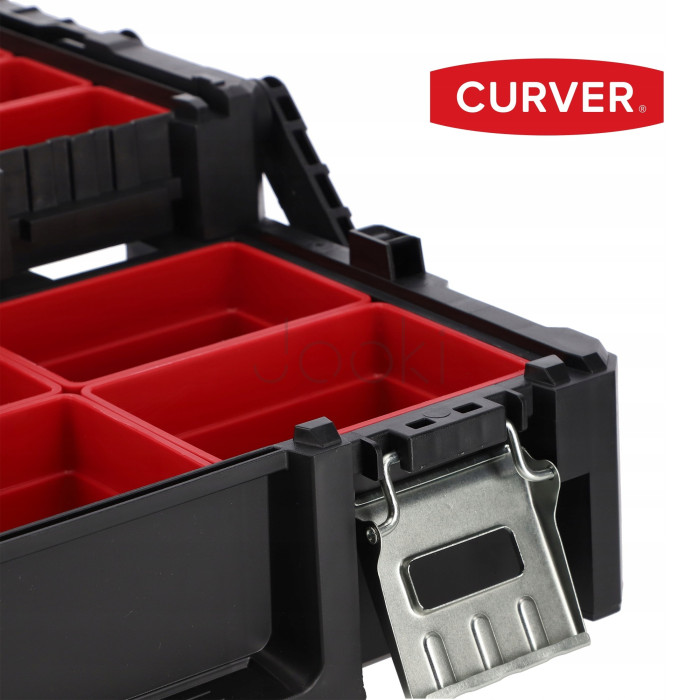 Ящик-органайзер Keter Cantilever Organizer 18" с 18 съемными контейнерами и двухуровневым открыванием