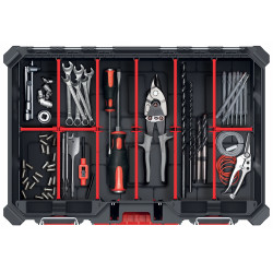 Модульный органайзер Kistenberg MSX Low KMX55408S 543×390×77 мм с 2 боксами и 7 перегородками