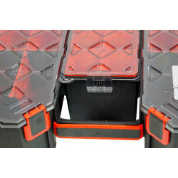 Органайзер-ящик Kistenberg TAGER CARBO PLUS 60" KTGC604010BS 577×390×105 мм – 22 відділи