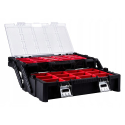 Ящик органайзер для инструментов консольный Keter Cantilever Pro 22″, 14л, 27 контейнеров