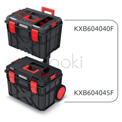Уценка! Набор из двух ящиков для инструмента X BLOCK Kistenberg KXBS604085F — (трещина на корпусе, не влияющая на функционал)