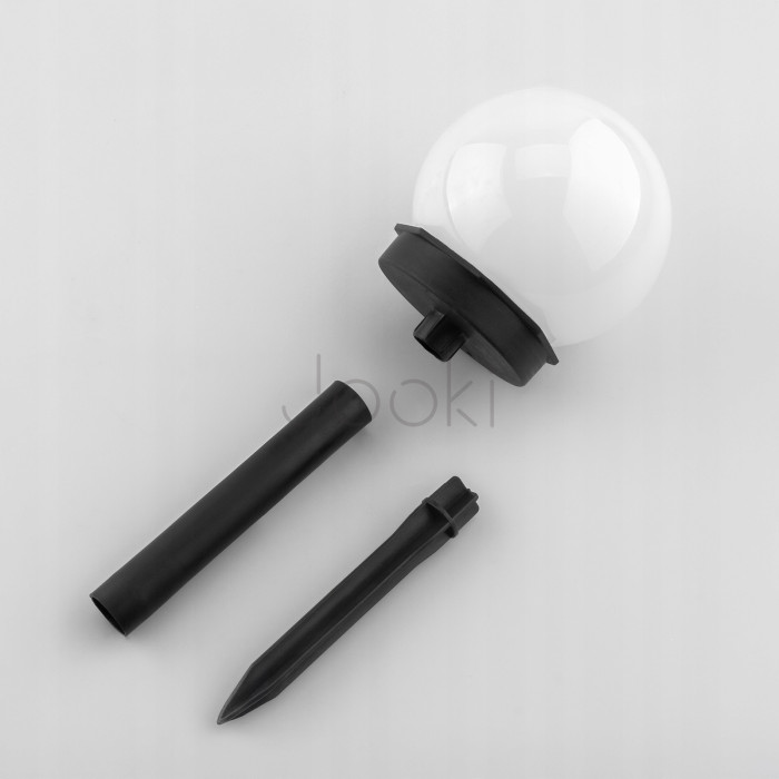 Набор белых садовых LED-шаров 10см на солнечной батарее 12шт — SmartLED, холодный свет 6500K, IP44