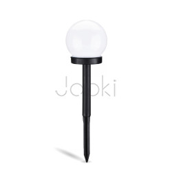 Набор белых садовых LED-шаров 10см на солнечной батарее 12шт — SmartLED, холодный свет 6500K, IP44