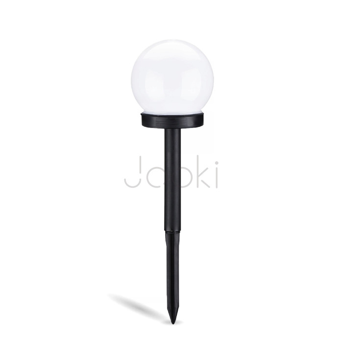 Набор белых садовых LED-шаров 10см на солнечной батарее 12шт — SmartLED, холодный свет 6500K, IP44