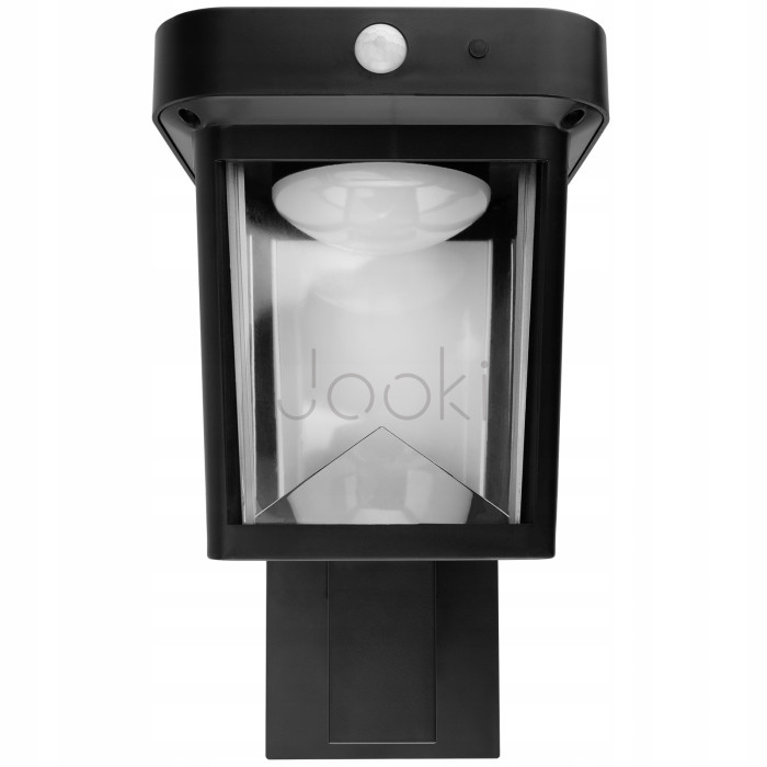 Сонячний настінний LED-світильник Lumiled Mulion з датчиком руху та сутінків — біле світло 4000 K, IP44, для входу, фасаду